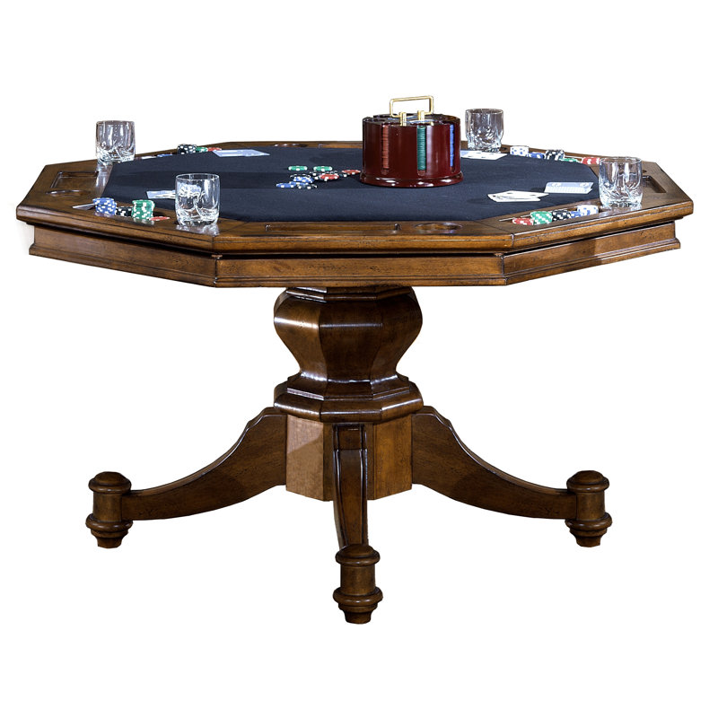 Darby Home Co 52" 8 Player Oak Poker Table & Reviews Wayfair